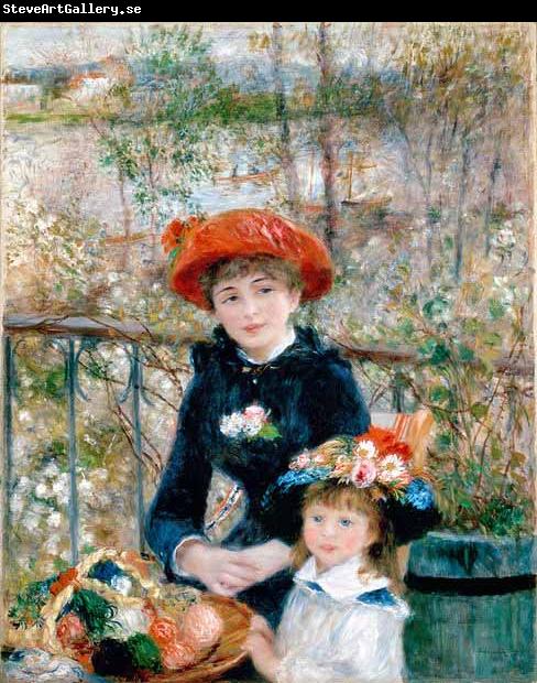 Pierre Auguste Renoir On the Terrasse